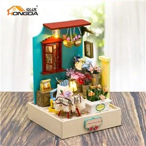 Ti Size Dollhouse Miniatures Flower Shop